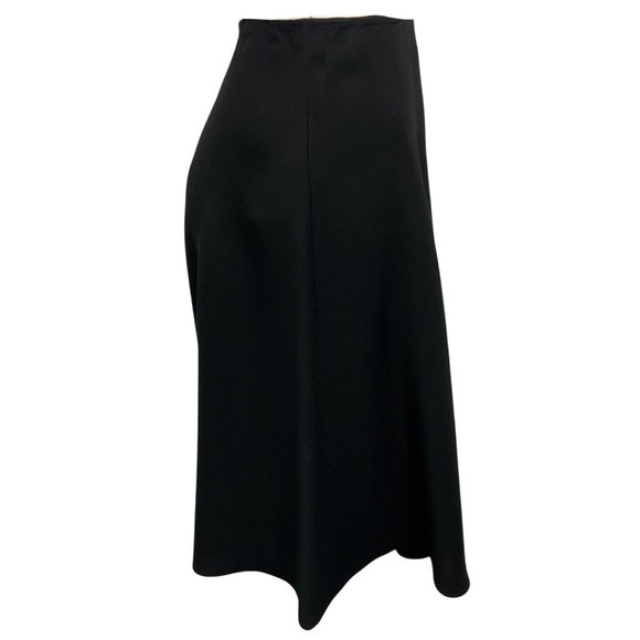 PRADA BLACK 2013 FLARED CREPE SKIRT - Picture 2 of 6